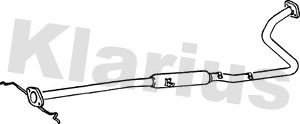 KLARIUS 250166 Глушитель выхлопных газов  для MAZDA 121 II (DB) 1.3 16V