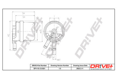 FILTRU COMBUSTIBIL Dr!ve+ DP1110130321