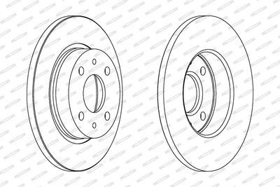 DISC FRANA FERODO DDF215 1