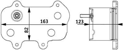 RADIATOR ULEI ULEI MOTOR MAHLE CLC61000P 1