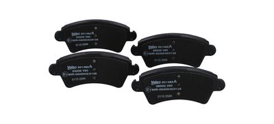BREMSBELAGSATZ SCHEIBENBREMSE VALEO 301462A 26