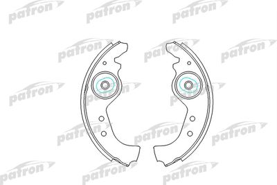Комплект тормозных колодок PATRON PSP027 для FIAT 850