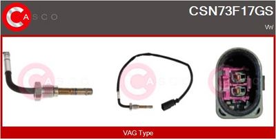 SENZOR TEMPERATURA GAZE EVACUARE