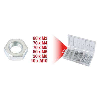 Ks Tools - Sortiment Metrických matíc 300ks