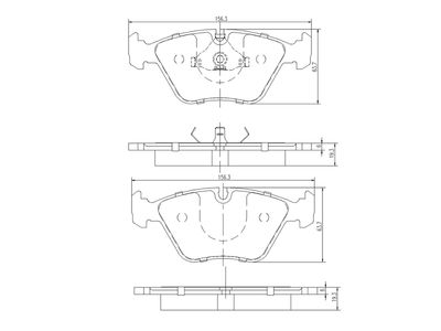 комплект спирачно феродо, дискови спирачки A.Z. Meisterteile AZMT-44-022-1400