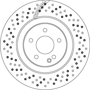 Bromsskiva TRW DF6741S