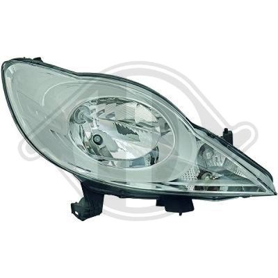 DIEDERICHS 4211480 Основная фара  для PEUGEOT 107 (Пежо 107)