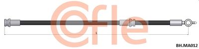 Тормозной шланг COFLE 92.BH.MA012 для MAZDA BT-50