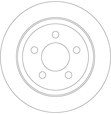 Bromsskiva TRW DF6386