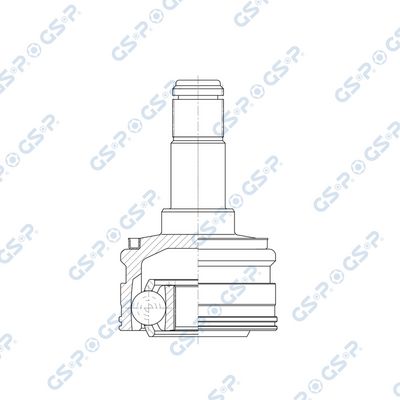 каре комплект, полуоска GSP 602483