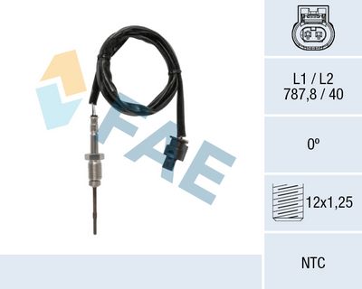 czujnik, temperatura spalin FAE 68640