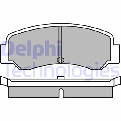 DELPHI LP287 Тормозные колодки для MITSUBISHI LANCER II (A17_)
