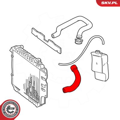 Hadica chladiča ESEN SKV 43SKV615