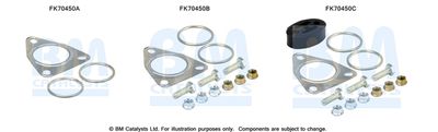 Монтажен комплект, изпускателна тръба BM Catalysts FK70450