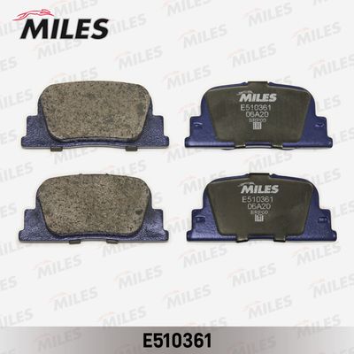 Комплект тормозных колодок, дисковый тормоз MILES E510361 для BYD F3