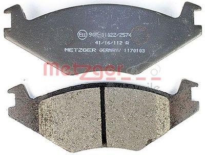 BREMSBELAGSATZ SCHEIBENBREMSE METZGER AUTOTEILE 1170103 3