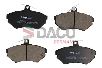 Комплект тормозных колодок, дисковый тормоз DACO Germany 329966 для SEAT INCA