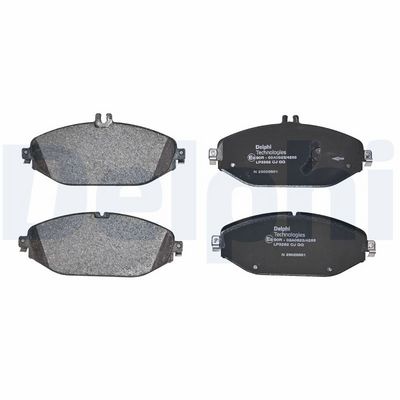 Remblokken set Voor , past: MERCEDES C (A205), C (C205), C T-MODEL (S205), C (W205), CLS (C257), E (A238), E ALL-TERRAIN (S213), E (C238), E T-MODEL (S213), E (W213) 1.5-2.2DH 12.13-