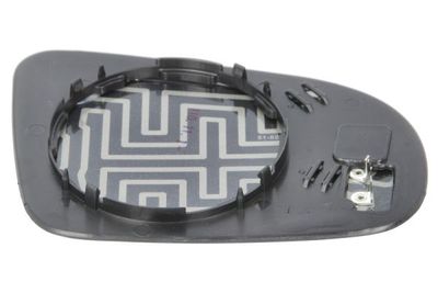 Zijspiegel glas Links (asferisch, met verwarming) past: OPEL CORSA B 07.97-12.02