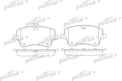 Комплект тормозных колодок, дисковый тормоз PATRON PBP1428 для MERCEDES-BENZ SLK