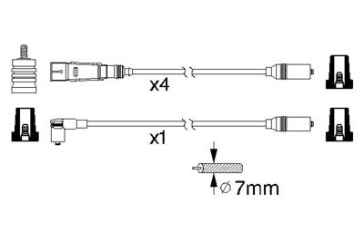 Ignition Cable Kit 0 986 356 317