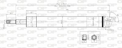 Амортизатор OPEN PARTS SAB8083.31 для SMART CABRIO