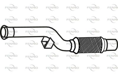 Rura wydechowa FENNO P3779
