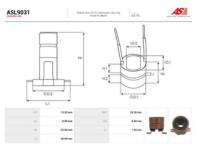 slipering, generator AUTOSTARTER ASL9031