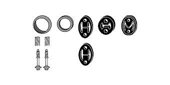 SET MONTARE SISTEM DE ESAPAMENT HJS 82438030
