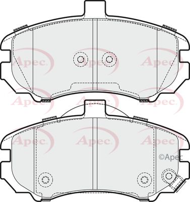 Brake Pad Set APEC PAD1642