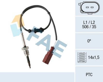 Sensor, exhaust gas temperature 68026