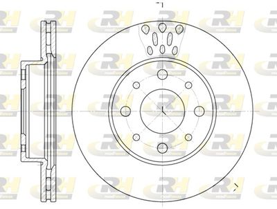 спирачен диск ROADHOUSE 6517.10