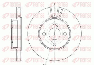 Тормозной диск REMSA 6742.10 для BYD F3R