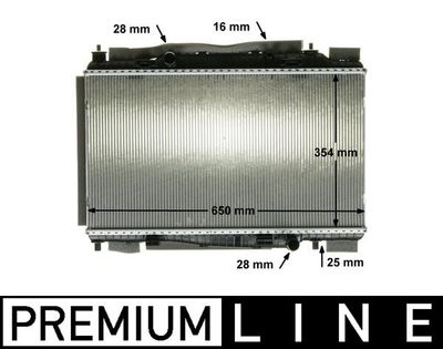 Radiateur - CR88000P - MAHLE