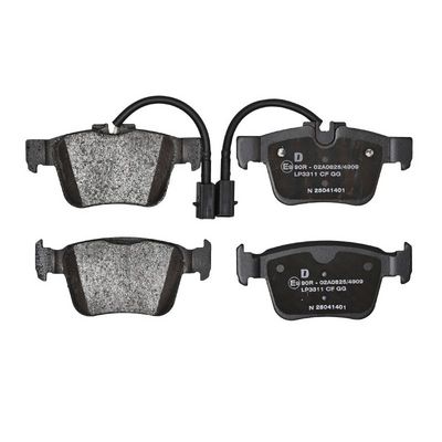 BREMSBELAGSATZ SCHEIBENBREMSE DELPHI LP3311 1