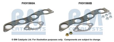 Монтажен комплект, катализатор BM Catalysts FK91568