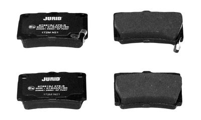 BREMSBELAGSATZ SCHEIBENBREMSE