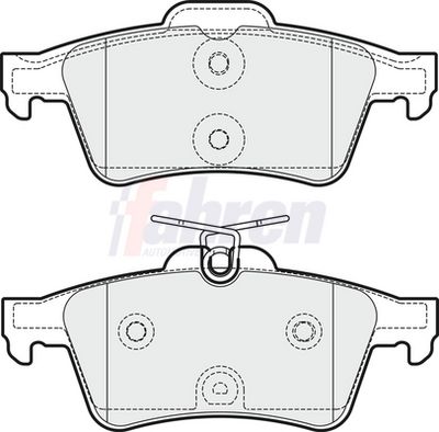 Fahren Brake Pad Set, disc brake FBP3277