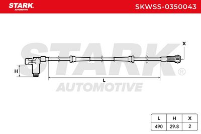 датчик, обороти на колелото STARK SKWSS-0350043
