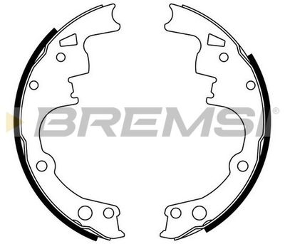 Комплект тормозных колодок BREMSI GF4514 для CHEVROLET BLAZER