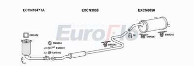 Układ wydechowy EUROFLO CNC3161001A00