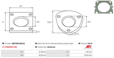 CHIT REPARATIE ALTERNATOR AS-PL ABEP3001BULK 1