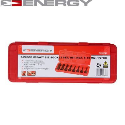 ENERGY - Sada bitov rázových IMBUS 1/2" 9ks