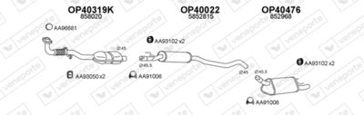 ABGASANLAGE VENEPORTE 400105
