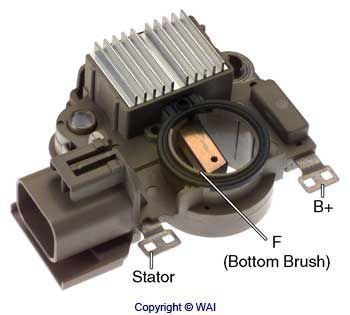 Régulateur d'alternateur WAI — 12V, 9cm