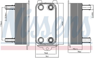 ÖLKüHLER AUTOMATIKGETRIEBE NISSENS 91116 5