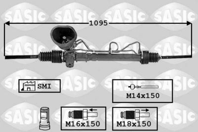 SASIC 7006165 Рулевая рейка  для RENAULT EXPRESS (Рено Еxпресс)