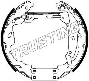 Комплект тормозных колодок TRUSTING 6275 для CITROËN C1