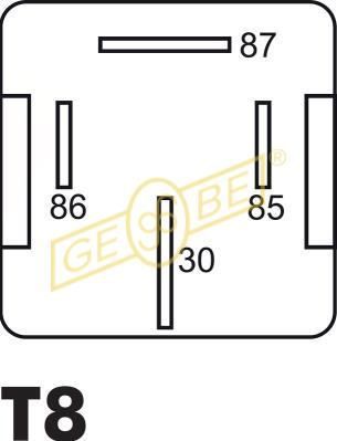 Relé, pracovní proud GEBE 9 9138 1