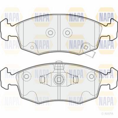 Brake Pad Set NAPA NBP1660